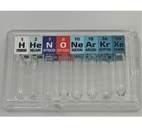 Nuovo Micro Basso Pressione 8 Gas Ampolle Elemento Set Elio Xenon Krypton Neon H