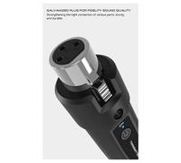 Nuovo microfono wireless UHF con trasmettitore e ricevitore XLR per microfoni dinamici, mixer audio e sistemi PA.
