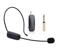 Nuovo microfono wireless UHF portatile 2 in 1, microfono professionale indossabile con amplificatore di volume per la voce (haoyi