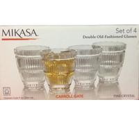 Nuovo MIKASA CARROLL GATE 4 PC Set Doppio Vecchio Stile Sottile Cristallo