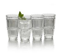 Nuovo MIKASA Carroll Gate 4 PC Set Tutti Scopo Highball Cristallo Occhiali 325ml