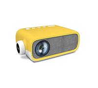 Nuovo mini proiettore LED YG280 480 x 272 pixel con/interfaccia audio lettore multimediale portatile a proiezione domestica (colore: tinta unita) (bianco) piccolo regalo