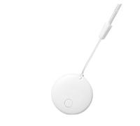 Nuovo Mini Smart Tag Bluetooth for localizzare i bagagli con cordino Funziona Trova il mio for chiavi, portafogli, borse, valigie, GPS Tracker(White)