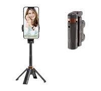 Nuovo Mini telefono Selfie Stick,viaggio portatile universale Bluetooth Mobile Treppiede, 360 ° con strumento di rotazione fotocamera