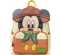 Nuovo mini zaino in pelle vegana Loungefly Disney Mickey Adventureland con licen