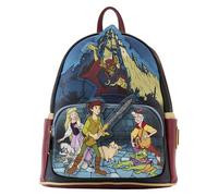 Nuovo mini zaino in pelle vegana Loungefly Disney the Black Cauldron con licenza