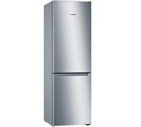 Bosch Serie 2 KGN36NLEA Frigorifero combinato da libera installazione 186 x 60 cm Metal look Classe E