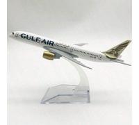 Nuovo modello di aereo Gulf Air 2025 da 17 cm, in metallo pressofuso, adatto per collezionisti e appassionati di modellismo aeronautico, regalo Tagli Unica,Malaysia,federale,Emirati Arabi Uniti,Qatar,