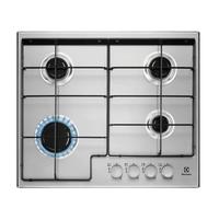 NUOVO MODELLO Electrolux PIANO GAS EGS6424X 60CM 4F INOX Cod. 949640912 A Gas