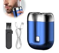 Nuovo modello Mini rasoio elettrico a doppia testa, Rasoio tascabile da uomo, Mini rasoio elettrico portatile, Rasoio elettrico ricaricabile a doppia testa, Rasoio elettrico ricaricabile impermeabile