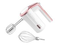 Sbattitore a Batteria SHM 9000WH con 3 Velocit Potenza 50 W Adattatore di Ricarica con Cavo USB-C Colore Bianco /Rosa