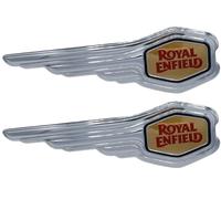 NUOVO MONOGRAMMA EMBLEMA SERBATOIO CARBURANTE ADATTO PER ROYAL ENFIELD BULLET...