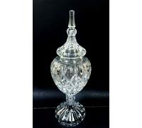 Nuovo Monumento Bohemia Speziale Display Vetro Cristallo Grande T Unico Jar 21 "