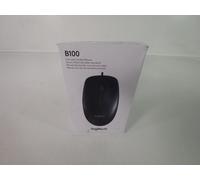 Nuovo Mouse Aziendale Logitech B100 Ottico Di Dimensioni Normali Con Cavo USB