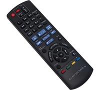Nuovo N2QAYB001033 Telecomando di ricambio - VINABTY N 2 Q A Y B 001033 Telecomando per Panasonic IR6 Blu-Ray Disc Player SC-BTT500EBS SC-230EBS SA-BTT400EBK SC-BTT282 SCVBTT100EBK SC-BTT590 Remote