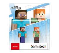 NUOVO Nintendo amiibo Double Set STEVE & ALEX Super Smash Bros. Figura dal...