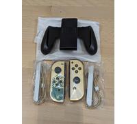 Nuovo Nintendo Interruttore Legend Of Zelda: Lacrime Di Regno Joycons+ Cinghie+