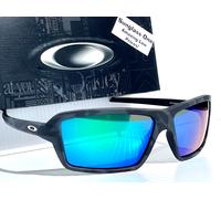 Nuovo Oakley Cables Nero Mimetico Polarizzati Galaxy Giada Lenti Sole 9129-04