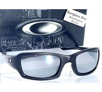 Nuovo Oakley Fives Squared Opaco Nero Polarizzati Galaxy Cromo Sole 9238