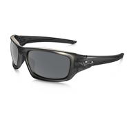Nuovo Oakley Valvola Sole Grigio Nero Polarizzati OO9236-06 Autentico