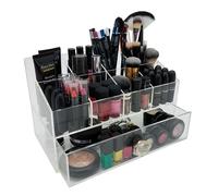 Nuovo OnDisplay Gracie Deluxe Trucco/Gioielli Organizer-Acrylic Geode Pomello