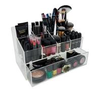 Nuovo OnDisplay Gracie Deluxe Trucco/Gioielli Organizer-Acrylic Geode Pomello