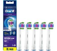 NUOVO Oral B 3D White CleanMaximiser set di 5 spazzole ad innesto sbiancamento