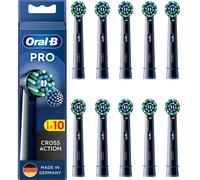 NUOVO Oral B buste a innesto Pro CrossAction nero 10 tappi di ricambio