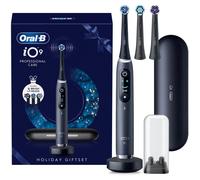 Oral-B iO Series 9 Spazzolino da denti elettrico, 2 testine di ricambio, 7 modalità di pulizia per la cura dei denti, analisi 3D, display a colori e custodia da viaggio, progettato da marrone, nero