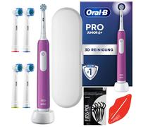NUOVO Oral B Junior Pro 6 Plus Spazzolino Elettrico Viola Custodia da Viaggio...