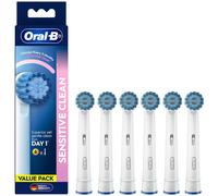 NUOVO Oral-B Sensitive Clean spalline 6 pz morbide copertine di ricambio