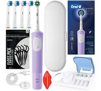 NUOVO Oral B Vitality Pro D103 Lilac Spazzolino Elettrico con Custodia a 4 At...