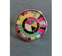 NUOVO ORDINE BLU LUNEDÌ Joy Division patch badge spilla New Wave nuova di...