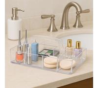 Nuovo Organizer Di Trucco/Gioielli Deluxe Grande Vassoio In Acrilico Per Trucco