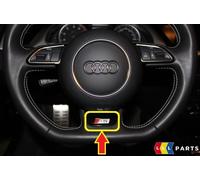 Nuovo Originale Audi A5 S5 2012-2016 Emblema Badge Volante In Alluminio