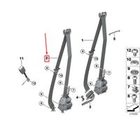 Nuovo Originale BMW X5 F15 X5M F85 X6 F16 X6M F86 Ant SX Cintura 72117384673