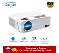 Nuovo originale Everycom HQ9 Proiettore LED nativo 1920 * 1080 FHD Video Android 5G WIFI Home Theater Smart Phone Beamer Supporto 4K