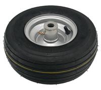 Nuovo Originale OEM Hustler 11x4.00-5 Argento Pneumatico / Ruota Montaggio