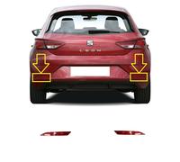 Nuovo Originale Paraurti Posteriore Riflettore Rosso Coppia Set SEAT Leon 5D