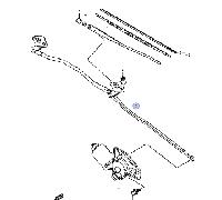 Nuovo Originale Suzuki Porta Furgone 1.3 Ant. Linkage Tergicristallo Meccanismo,