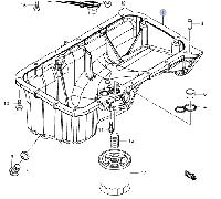 Nuovo Originale Suzuki Swift 2011-16 1.2 Olio Motore Inferiore Coppa 11511-69L00