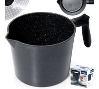 NUOVO Orion lattiera GRANDE 2 2L 17 cm granito antiaderente pentola a induzione