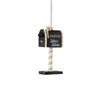 Nuovo Orleans Saints Natale Albero Vacanza Ornamento Cassetta Postale Lettere A