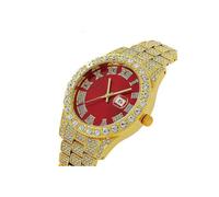 Nuovo orologio hip-hop europeo e americano alla moda da uomo, orologio britannico con diamanti