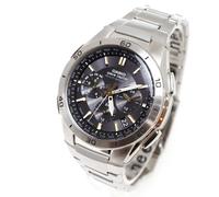 Nuovo Orologio Uomo Casio Wave Ceptor Radio Solare Serie WVQ-M410DE Argento...