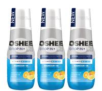 NUOVO OSHEE Drop In Idroconcentrato Magnesio B6 3x500ml Limone Arancia Vitamine
