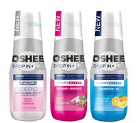 NUOVO OSHEE Drop In Set 3x500ml Magnesio Vitamine Zero Zuccheri Idratazione