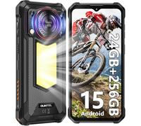 NUOVO OUKITEL WP53 PRO Smartphone Rugged, Android 15, 24GB RAM (8+16), 256GB ROM, Batteria 11000mAh, Speaker 128dB, Display 6.52" HD, Fotocamera 50MP, Torcia 900lm, IP68, NFC, Dual SIM 4G antiurto