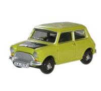 Nuovo Oxford Diecast Classic Mini Verde Lime OO Gauge - 76MN005 / 76MN005S