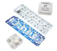 Nuovo pack di Renata SR626SW modello 377 di 50 batterie ossido di argento 1.55 v orologio